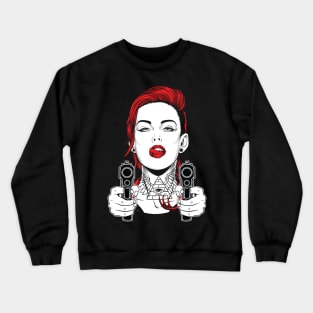 Mafia Girl Crewneck Sweatshirt